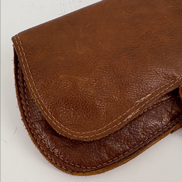 Ashley Watson Recycled Leather Brown Leather Wallet Vancouver Canada Brown - Picture 4 of 11
